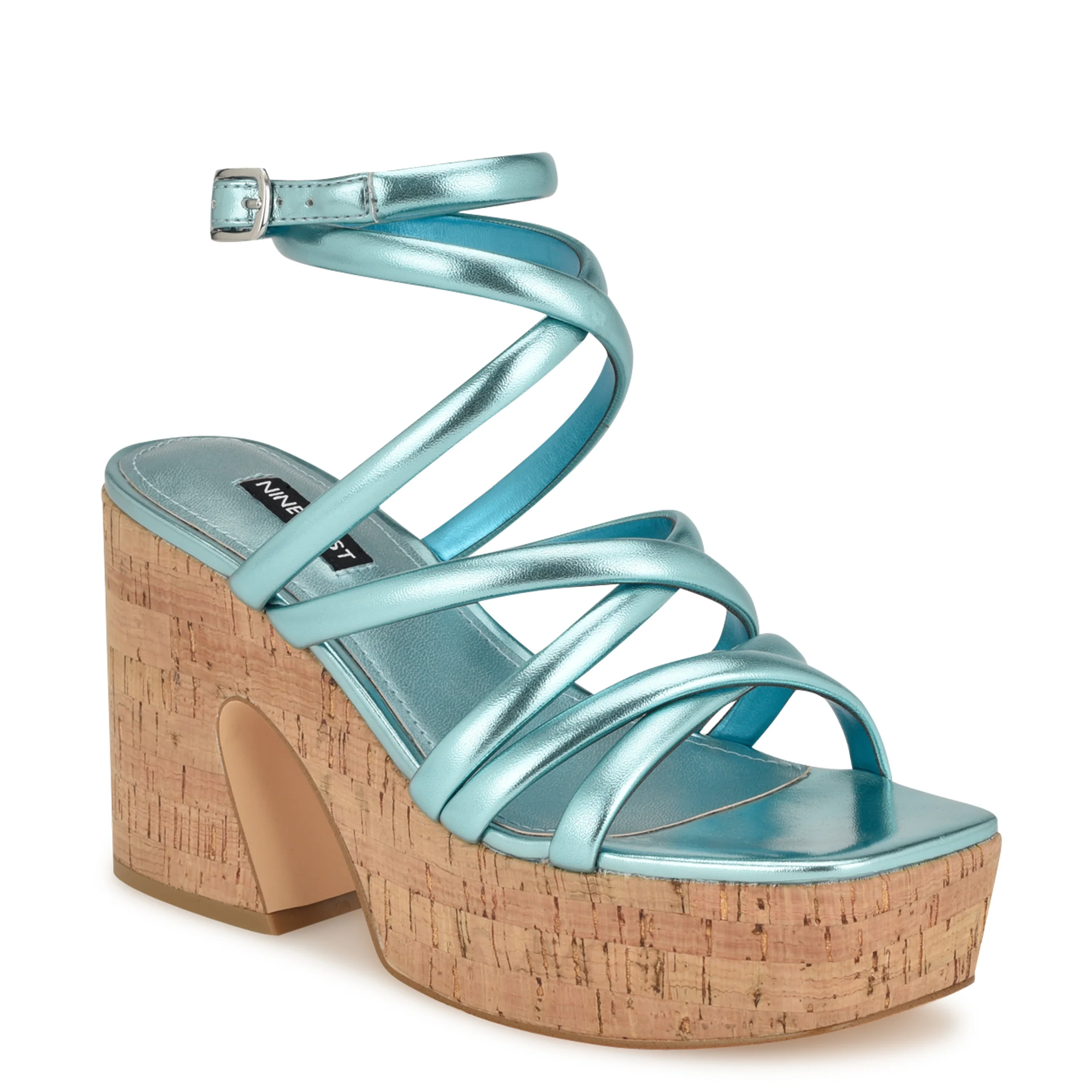Corke Platform Wedge Strappy Sandals