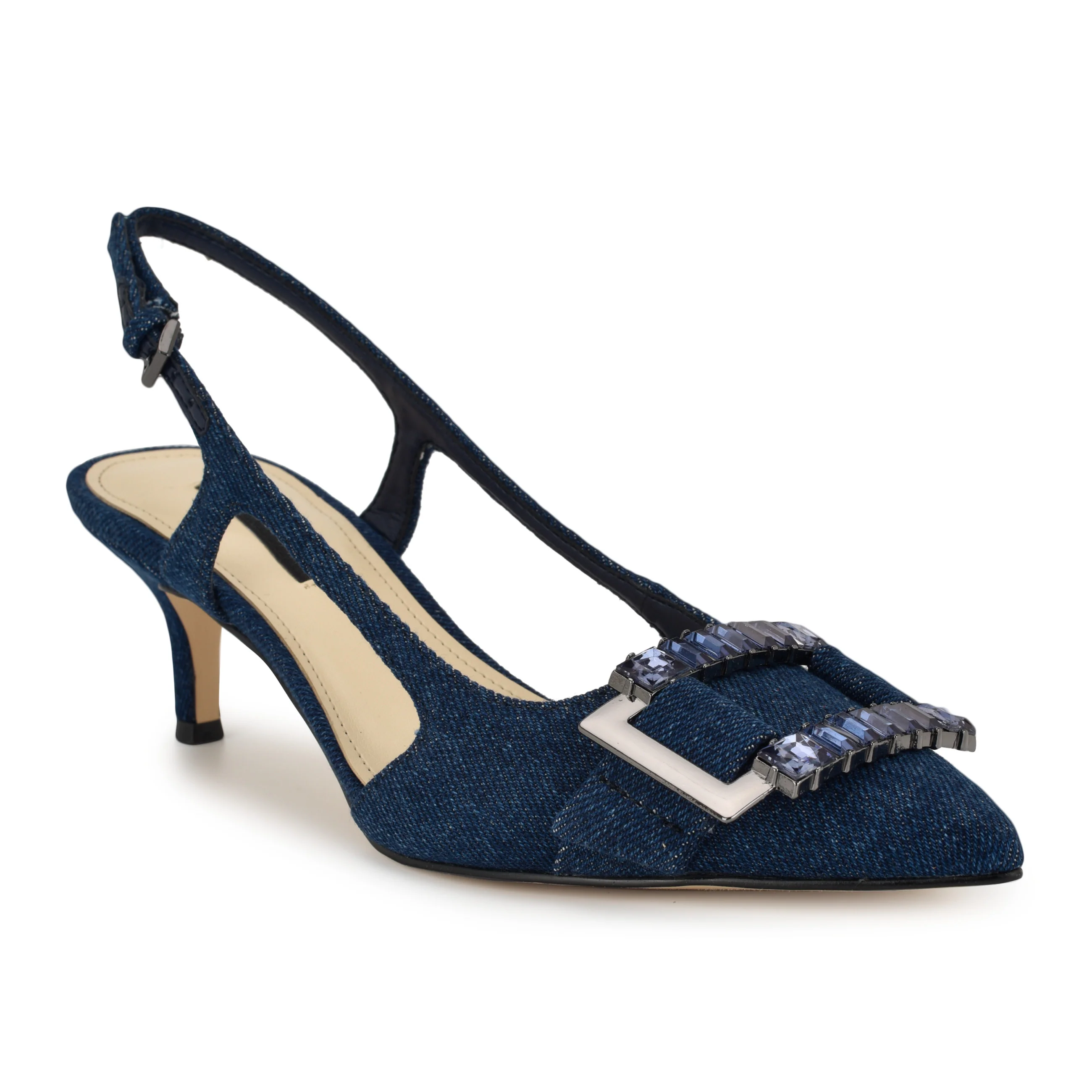 Neeri Pointy Toe Slingbacks