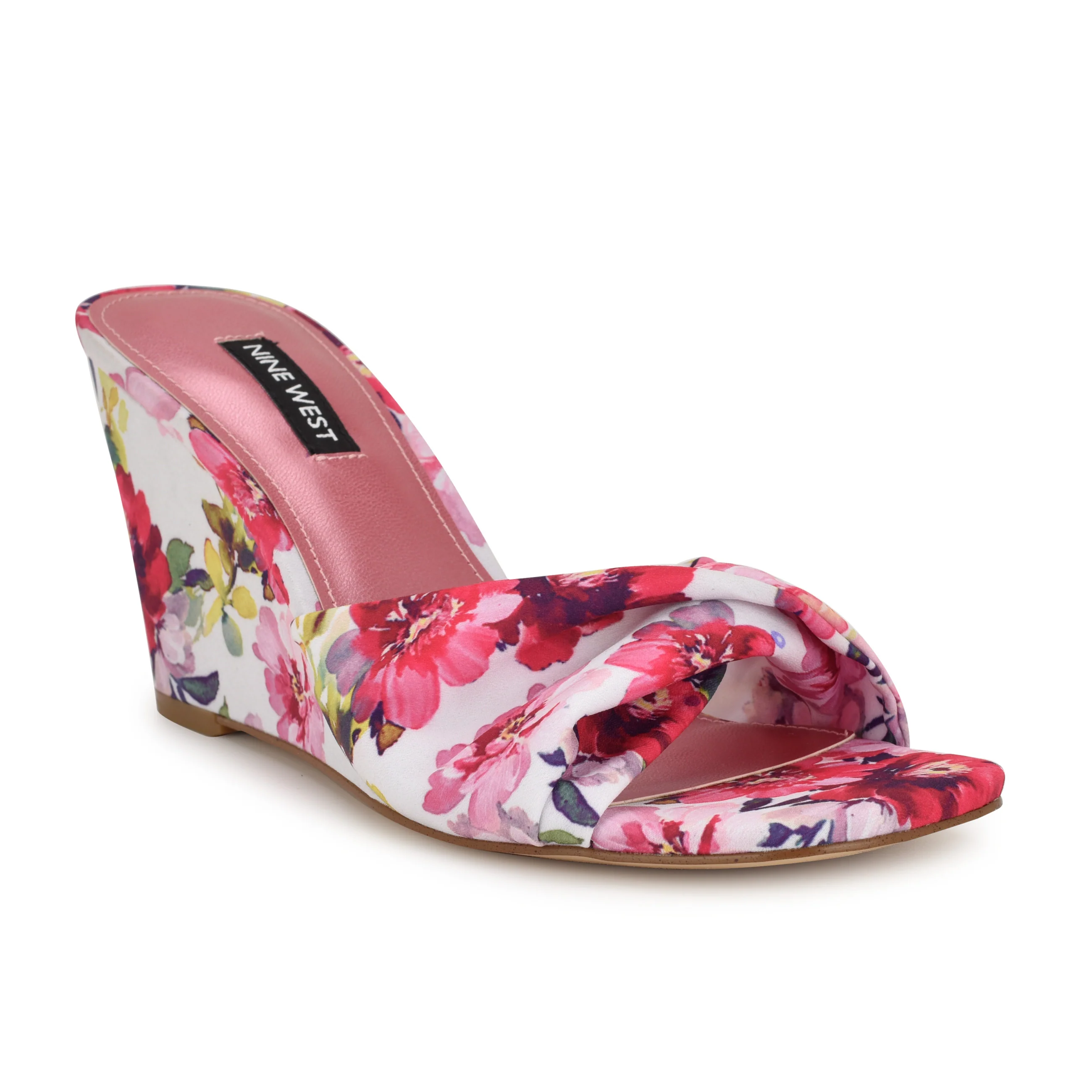 Nikhil Twist Wedge Sandals