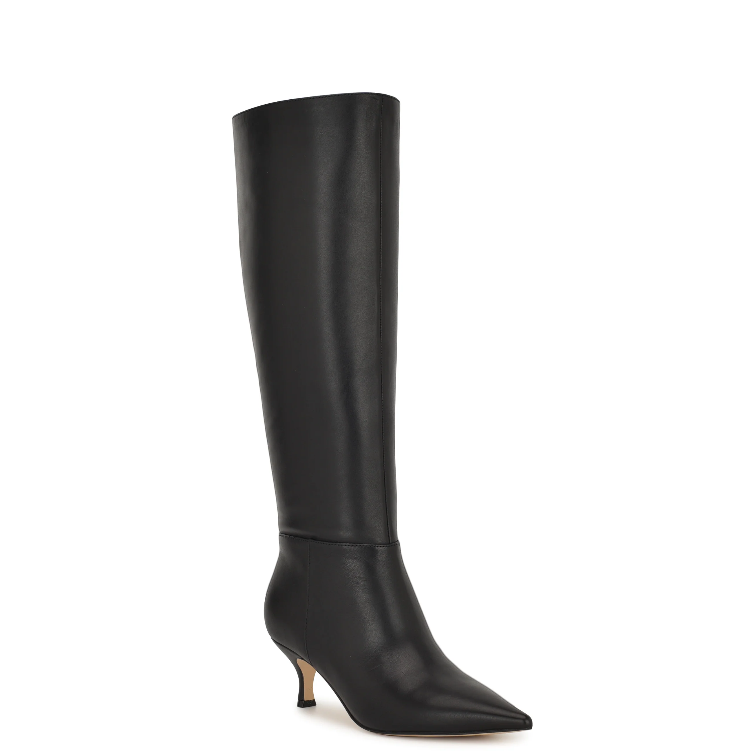 Somas Kitten Heel Knee High Boots