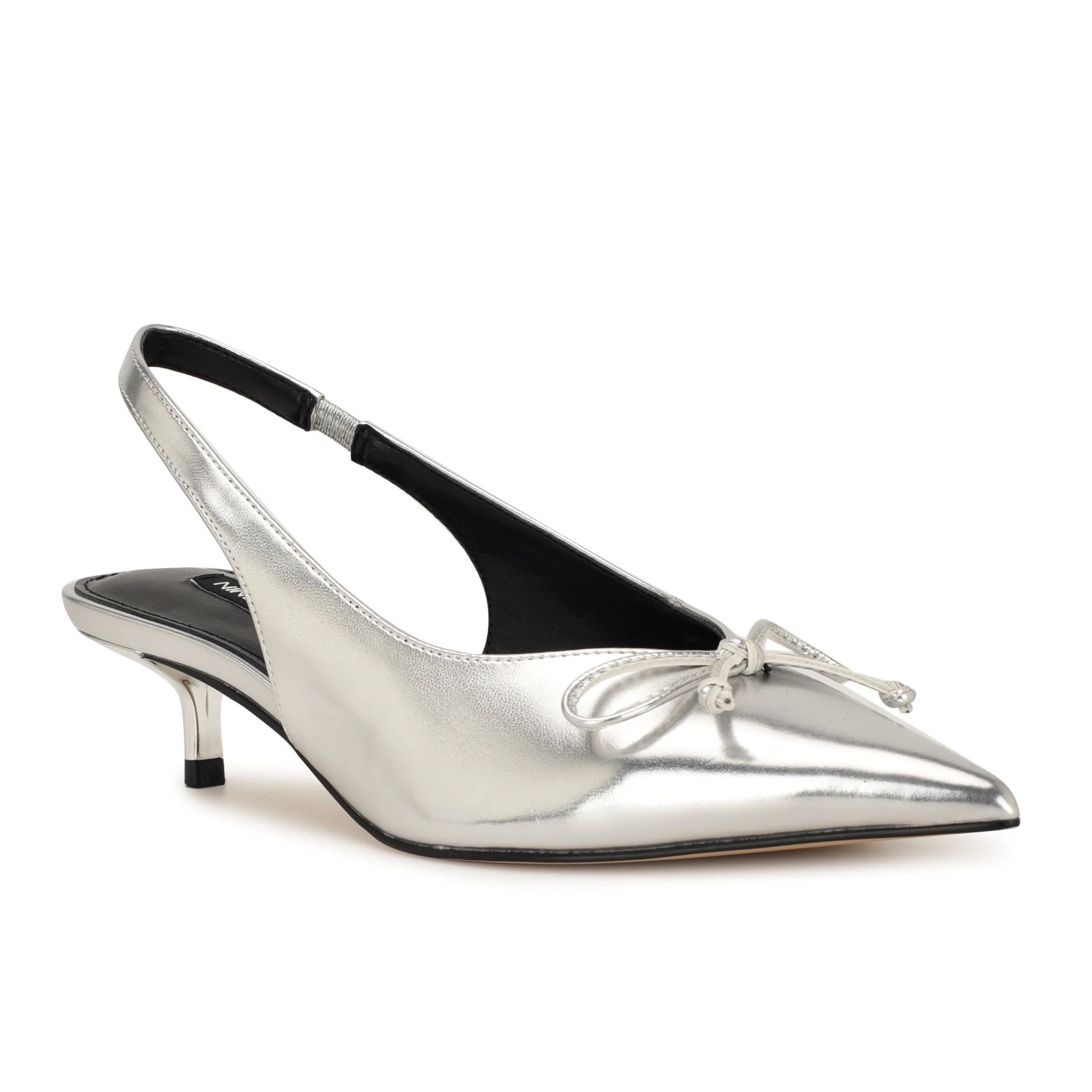 Evaa Kitten Heel Slingback Pumps