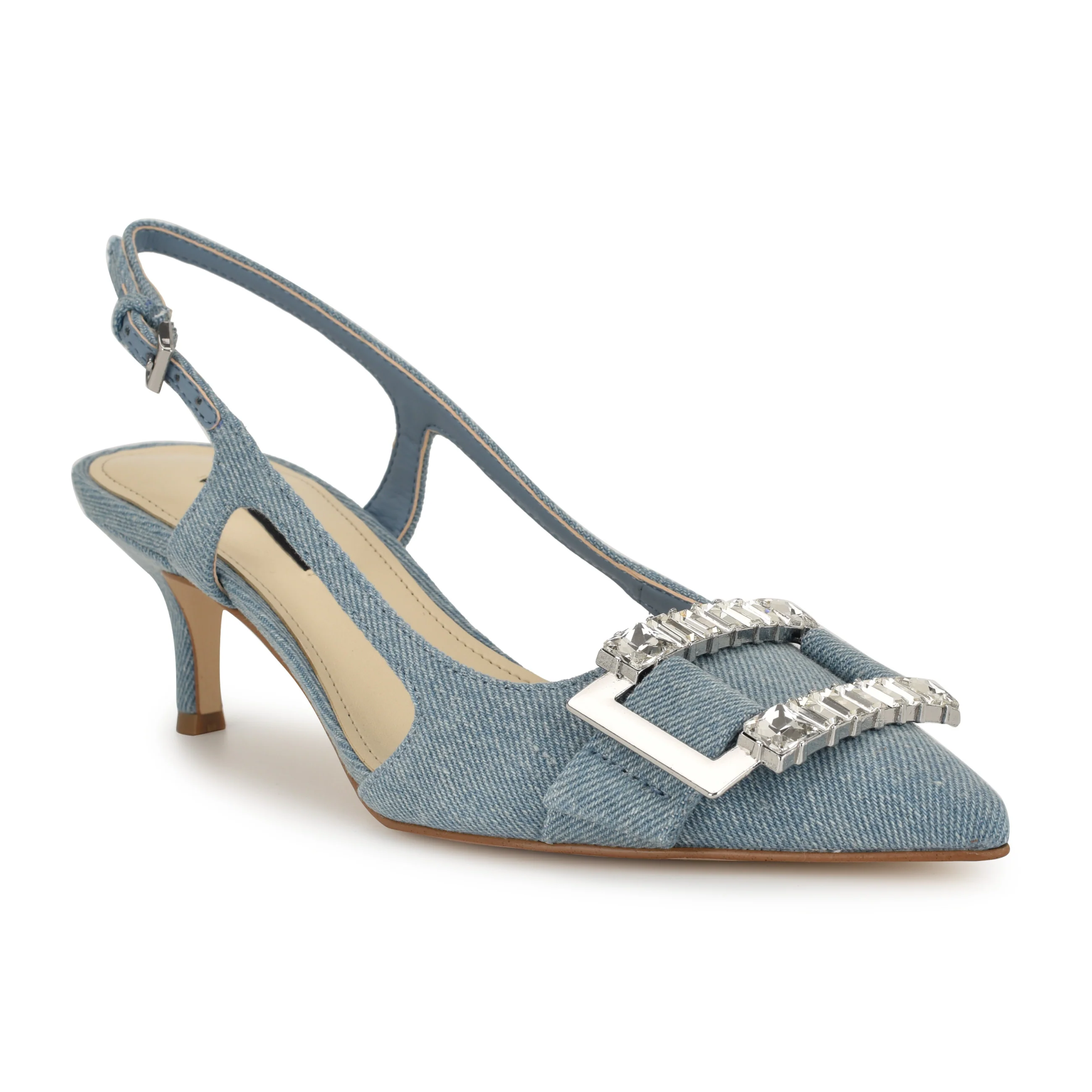 Neeri Pointy Toe Slingbacks