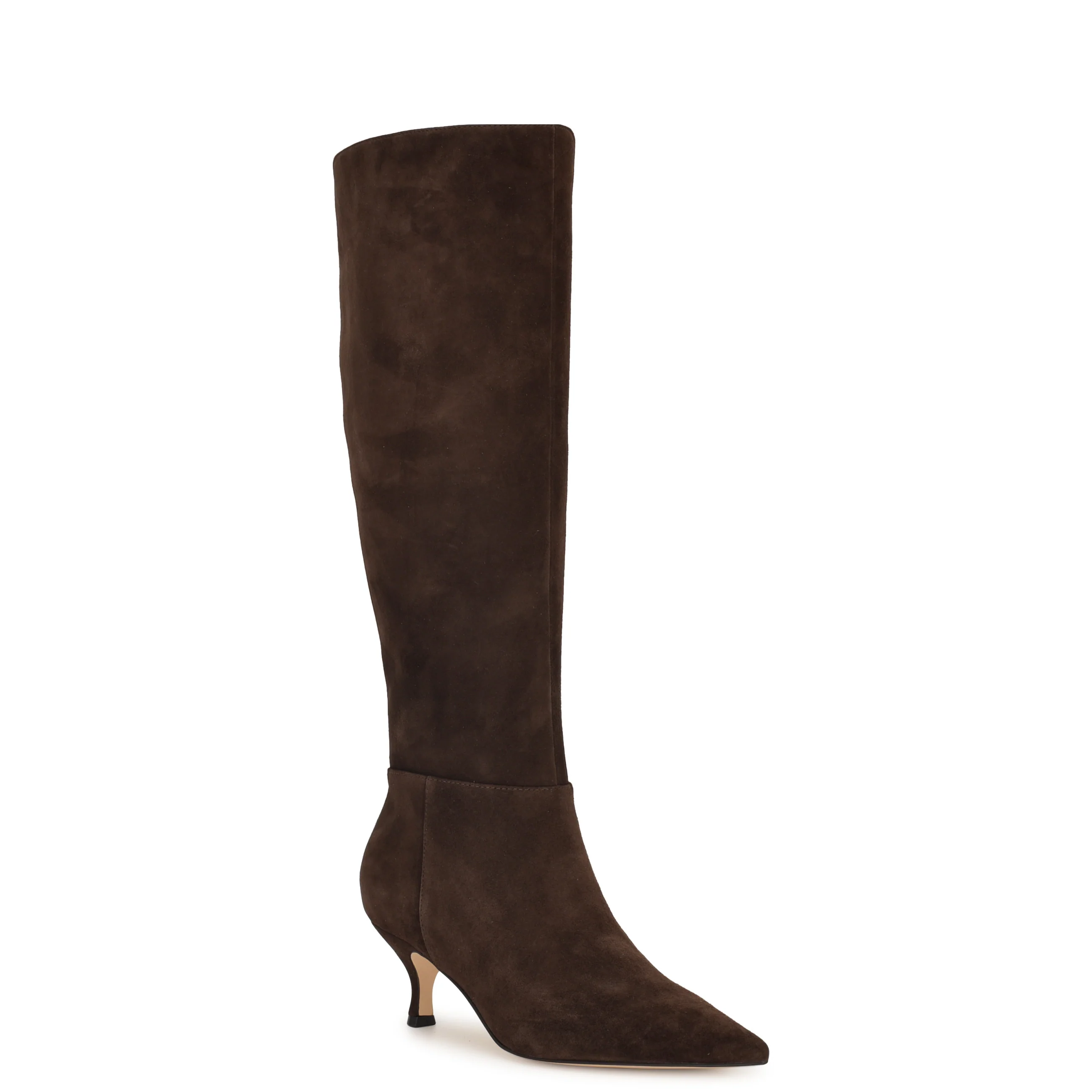 Somas Kitten Heel Knee High Boots