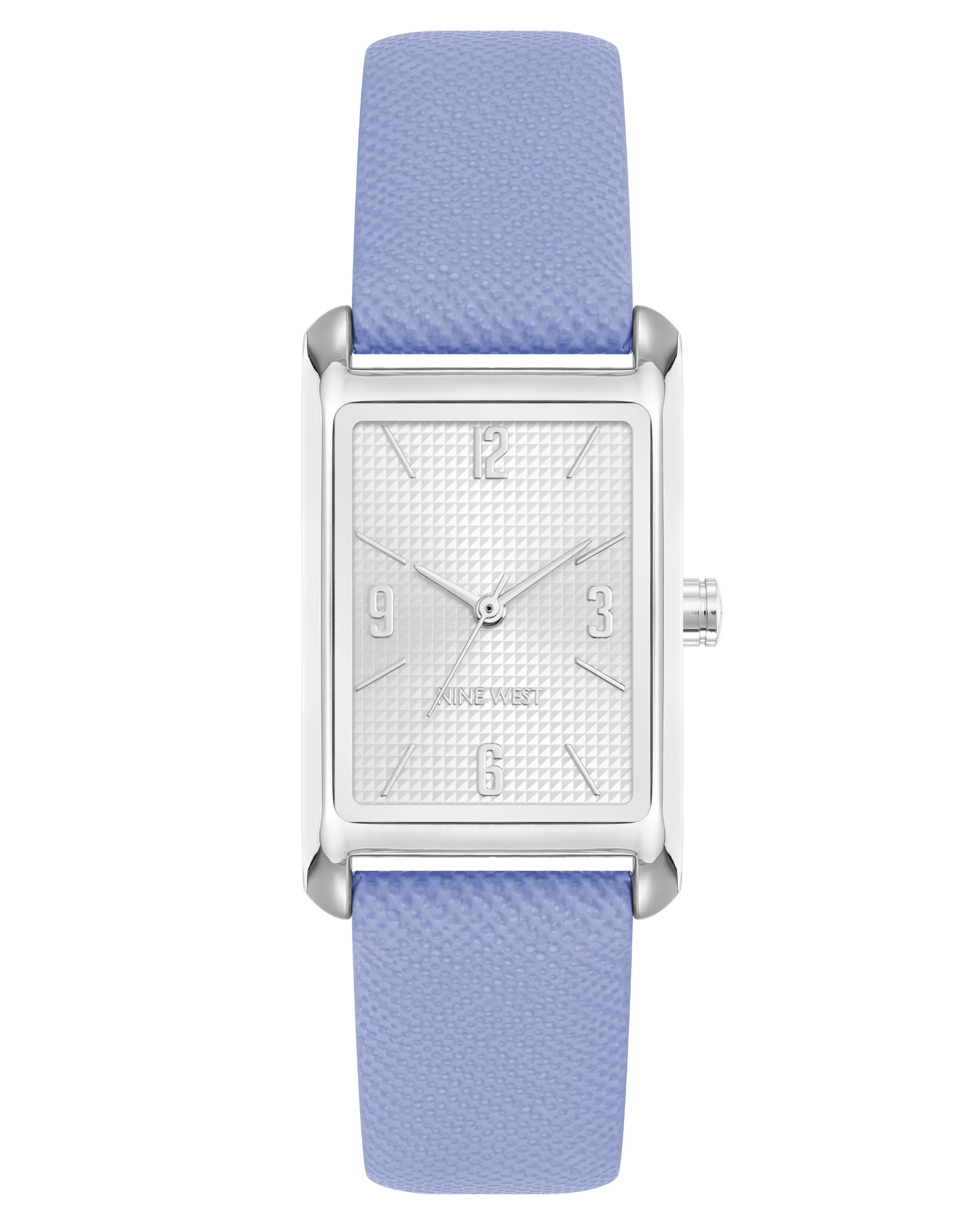Saffiano Strap Rectangular Watch