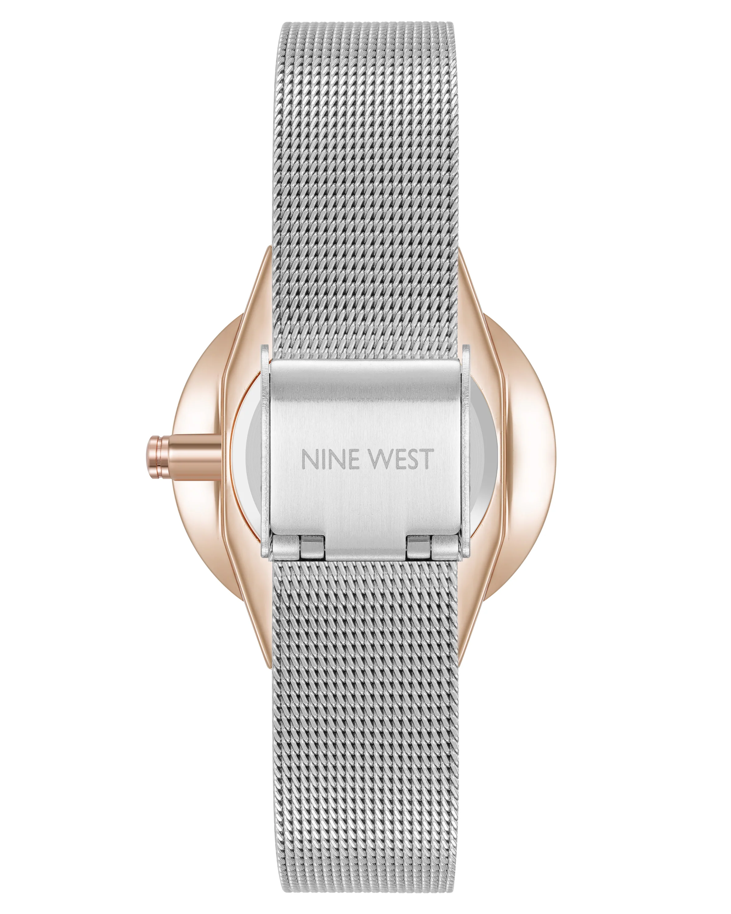 Round Case Mesh Bracelet Watch