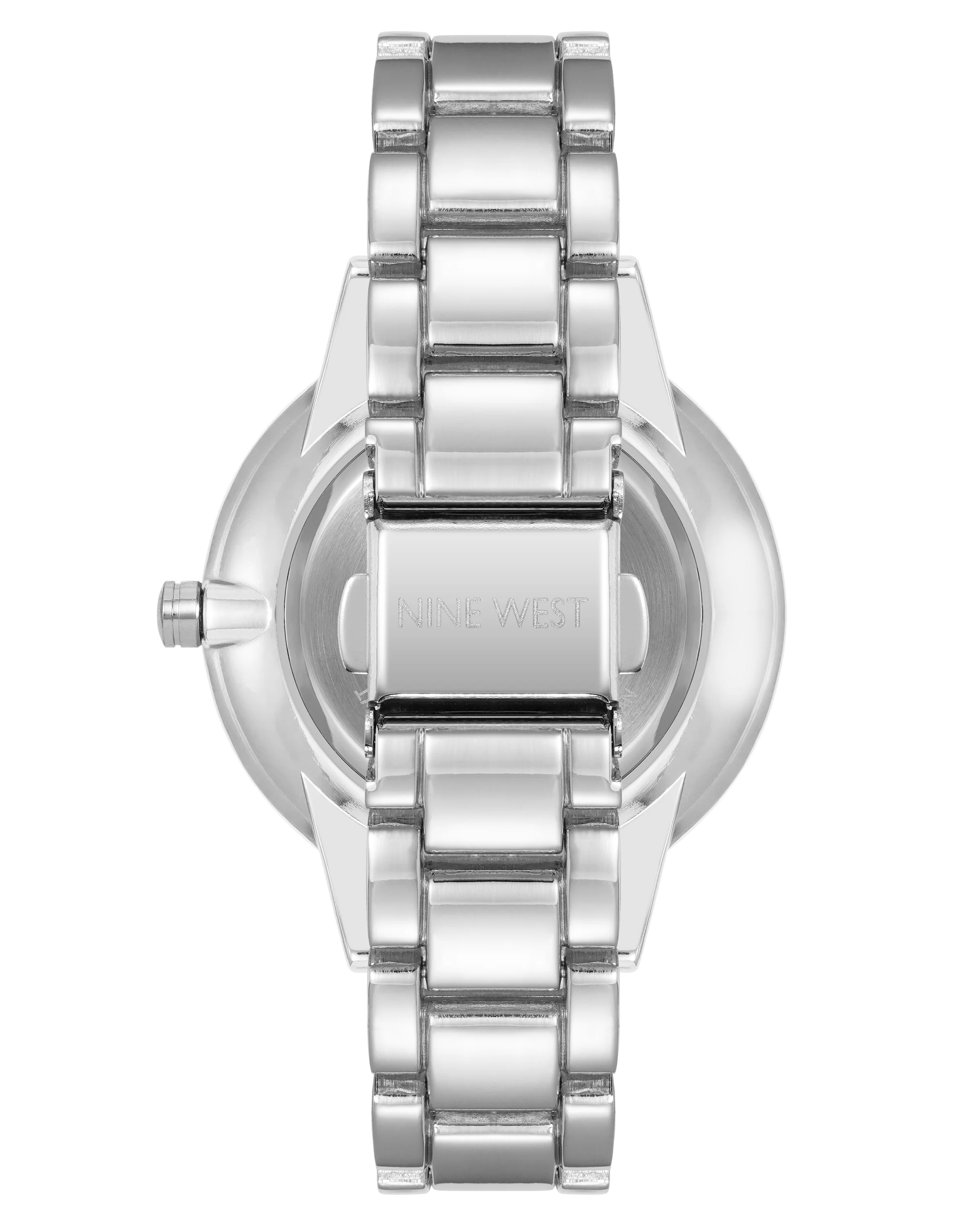 Crystal Accented Floral Dial Watch