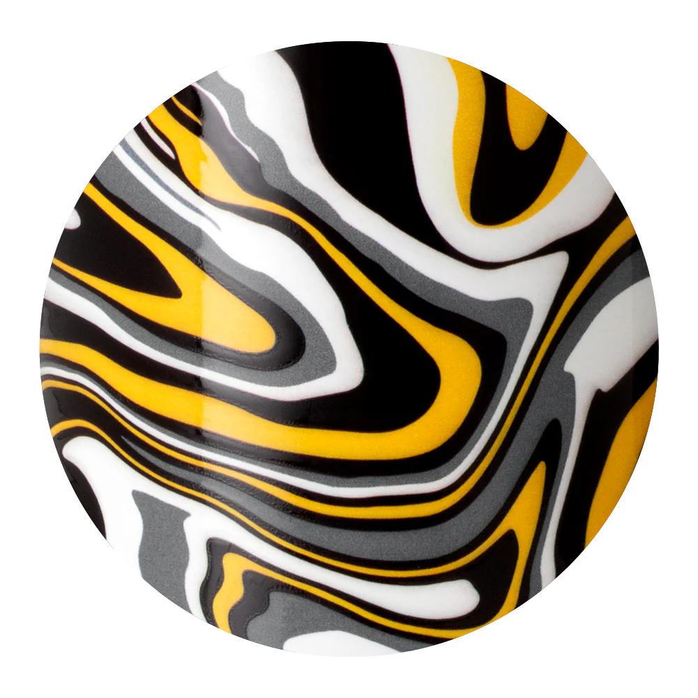 Fanzone Black + Yellow Straw Tumbler 32oz