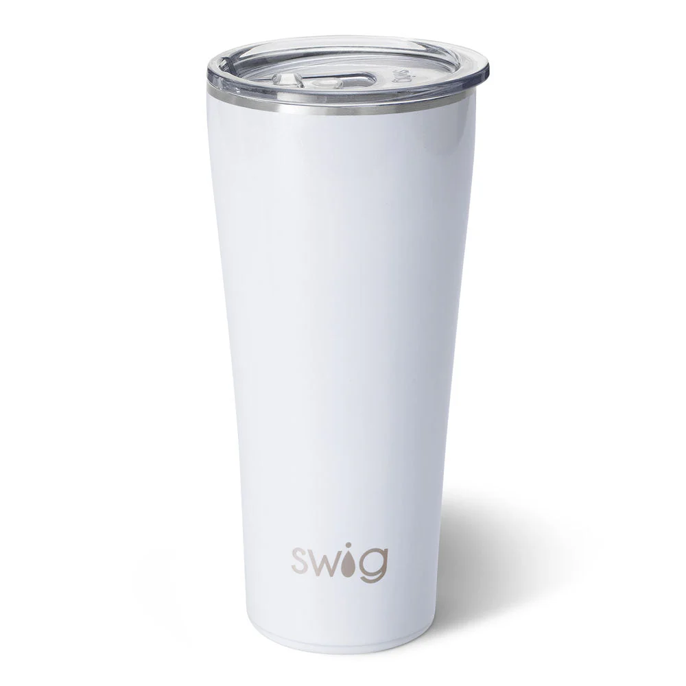 Shimmer White Tumbler 32oz