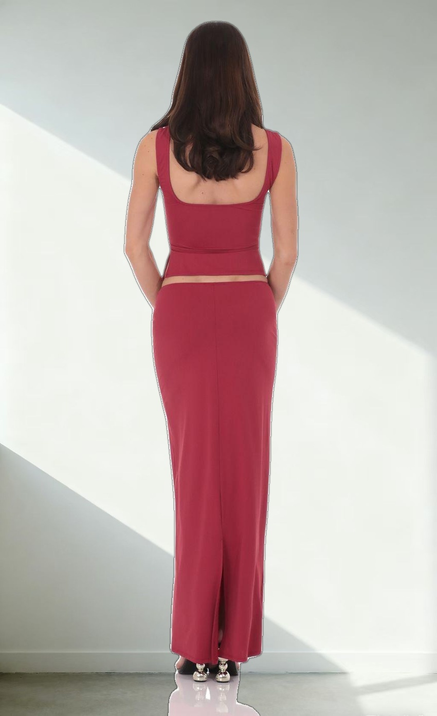 Tank Two Piece Set in Red