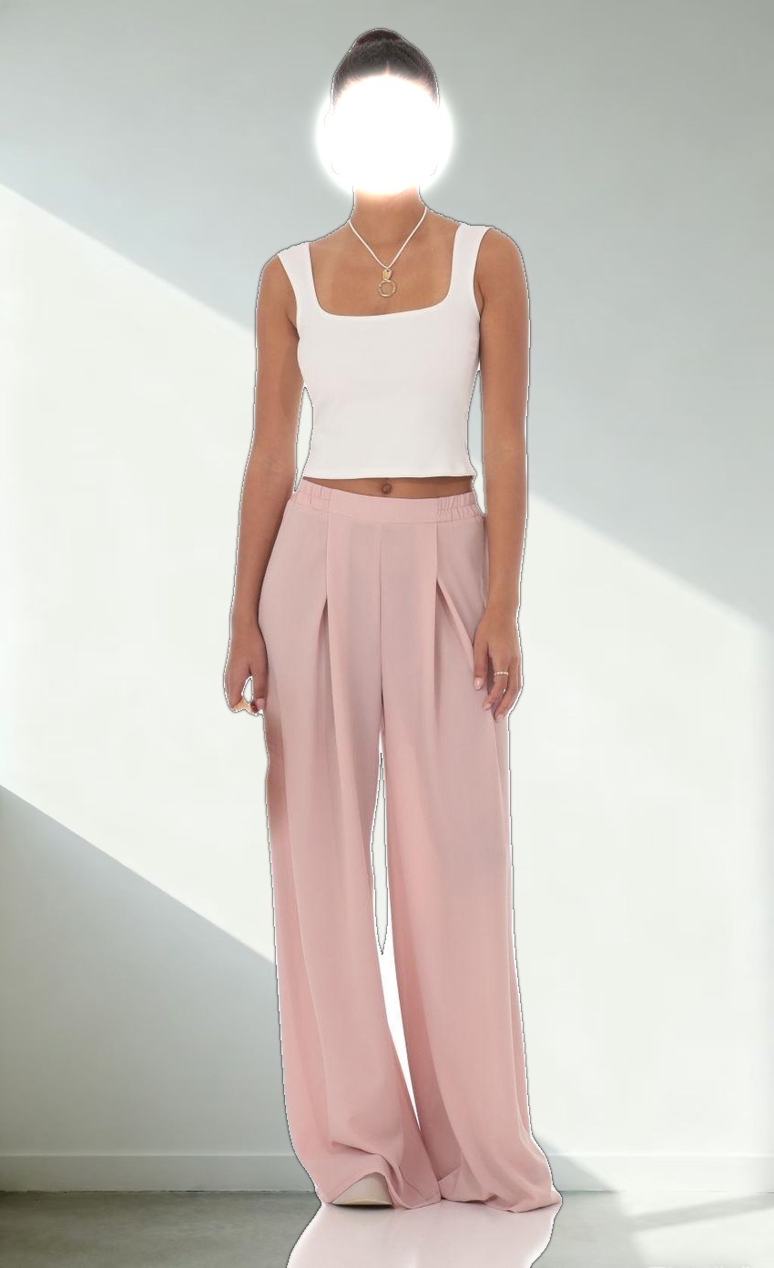 Scoop Tank Top in White