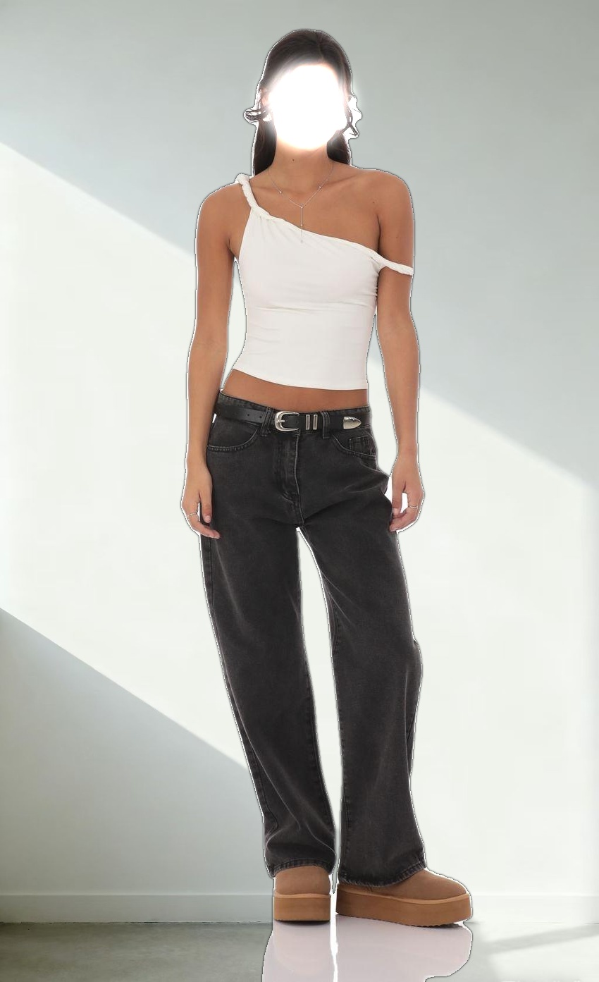 Off Shoulder Twist Top in White