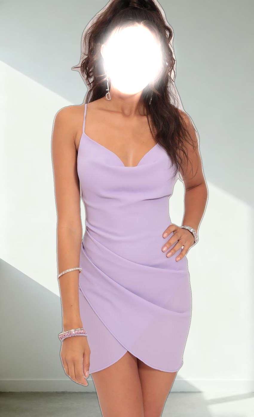 Chiffon Dress in Lavender