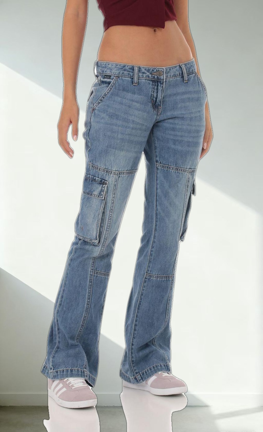 Cargo Jeans in Denim