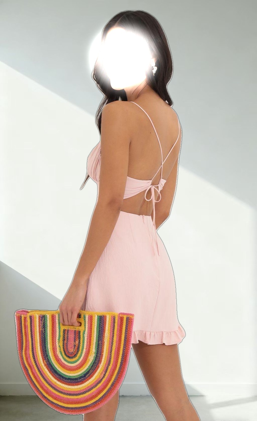 Corset Dress in Pink