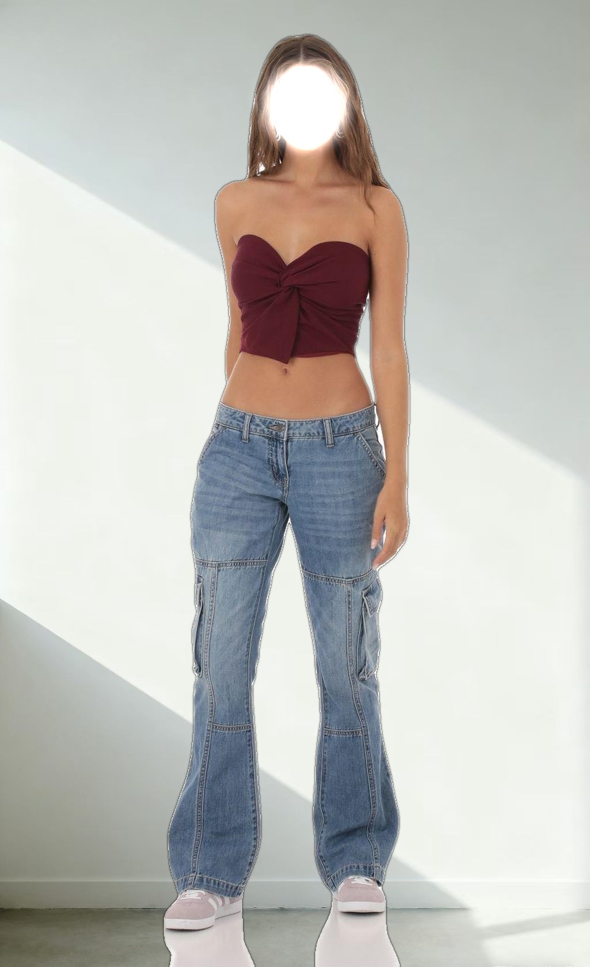 Cargo Jeans in Denim