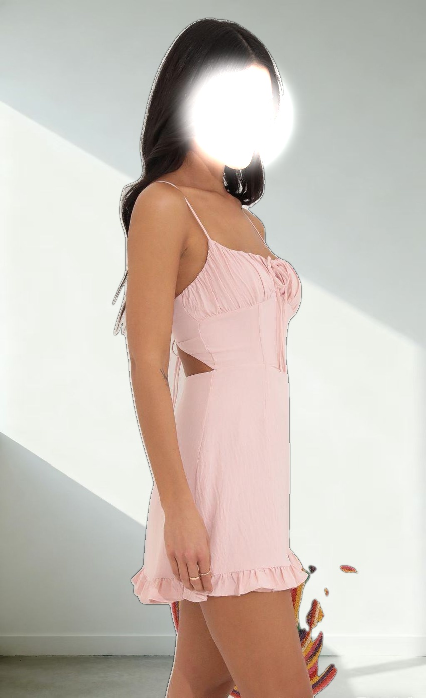 Corset Dress in Pink