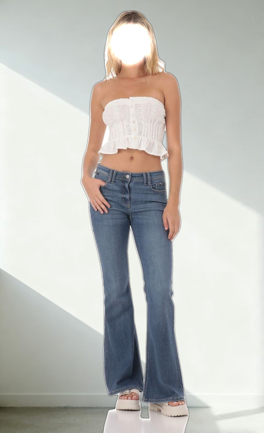 Button Up Top in White