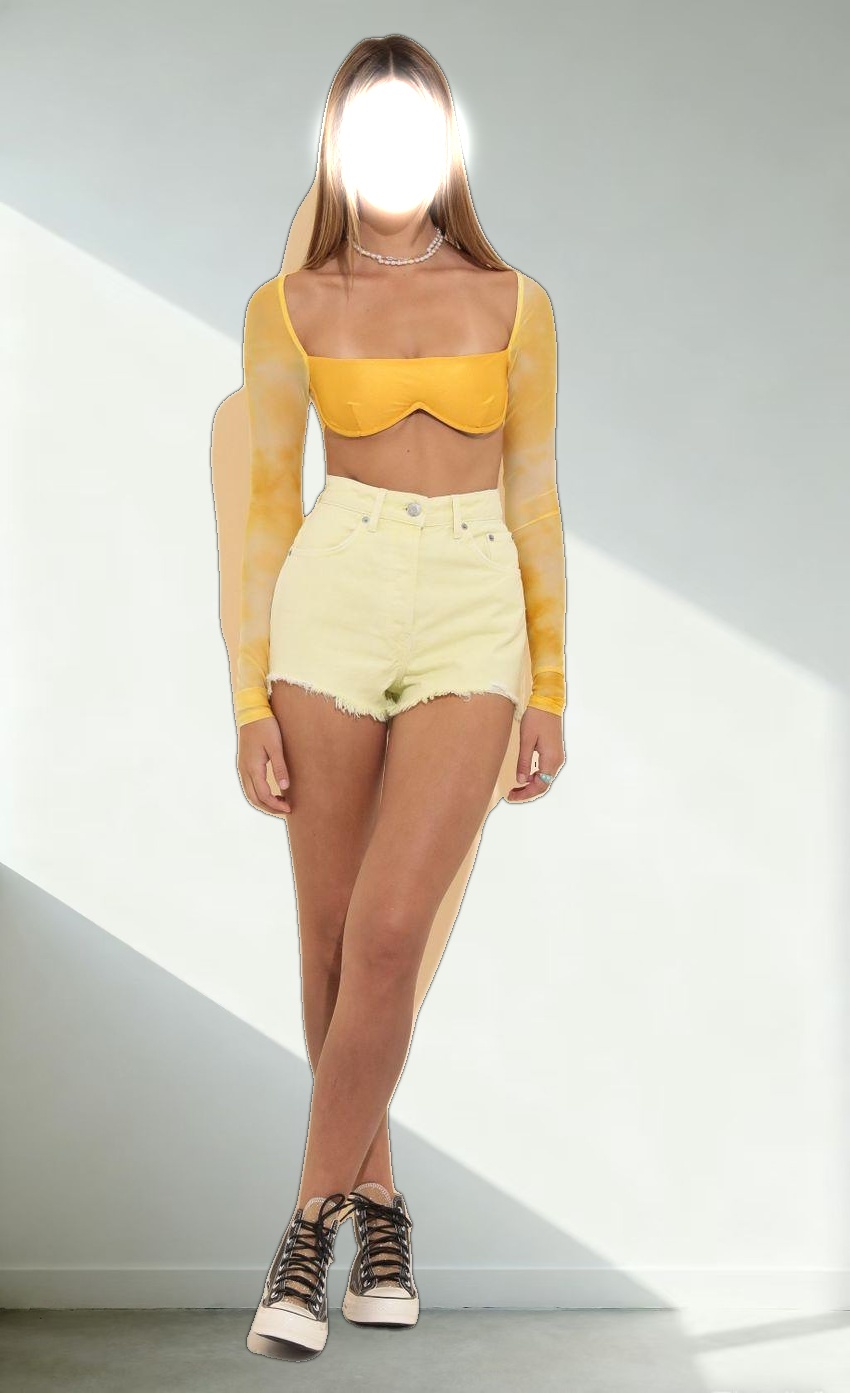 Long Sleeve Top in Yellow