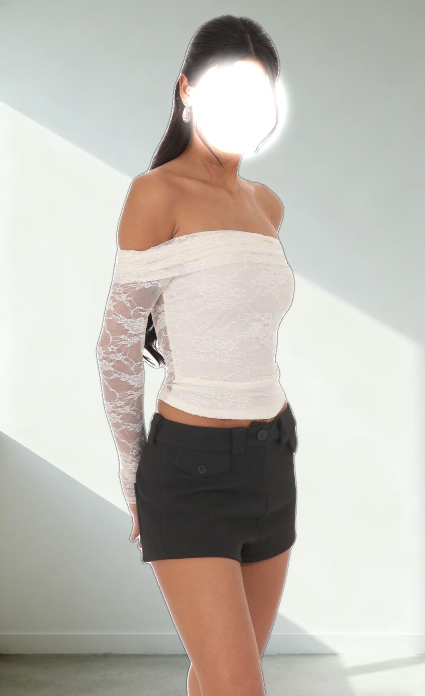 Mini Shorts in Black