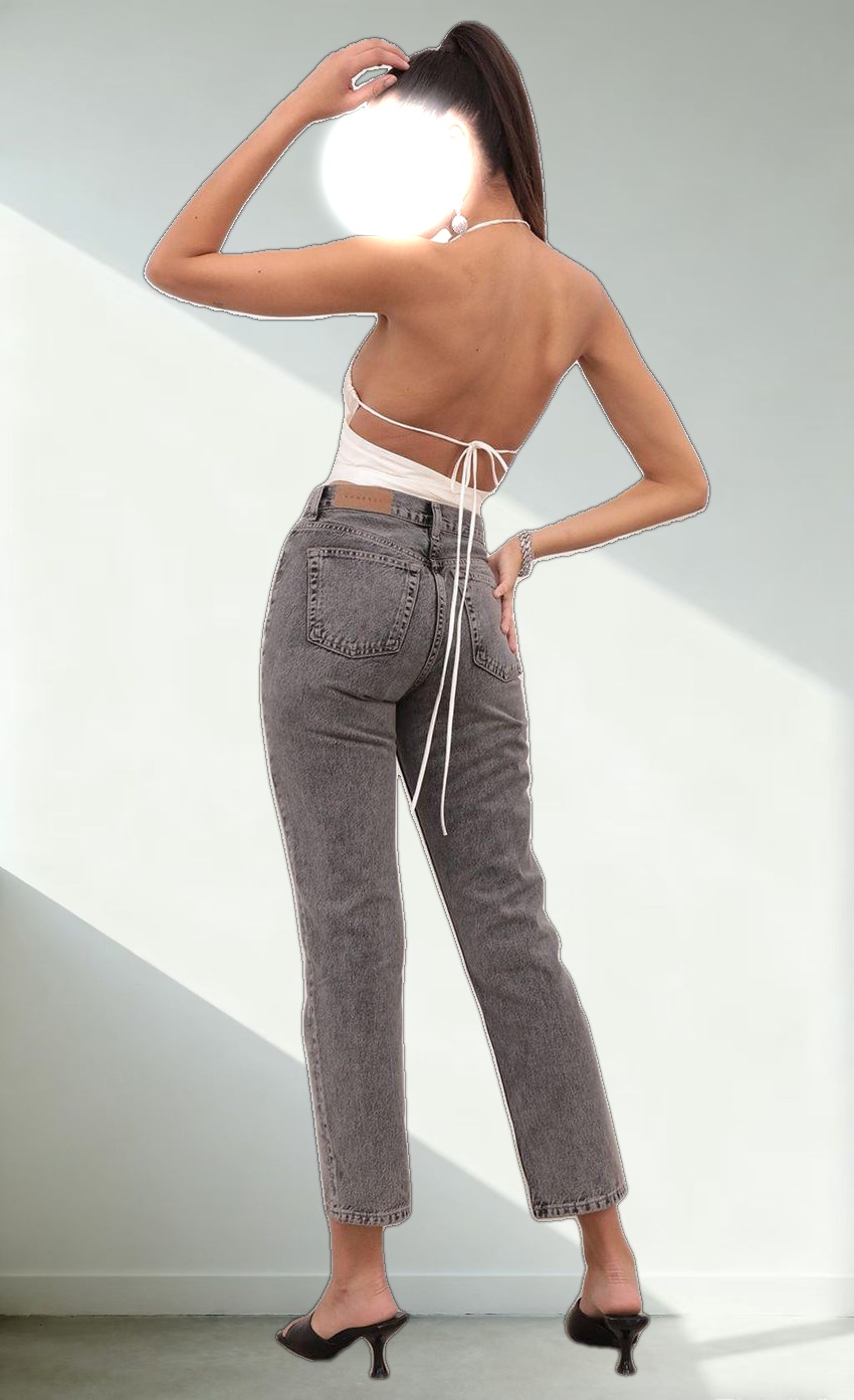 Satin Bow Tie Top in White