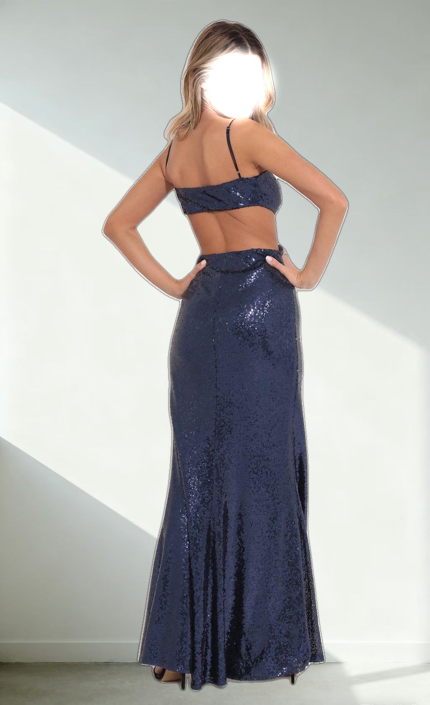 Maxi In Blue Sequin
