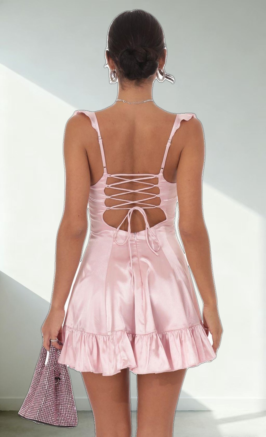 A-Line Dress in Pink