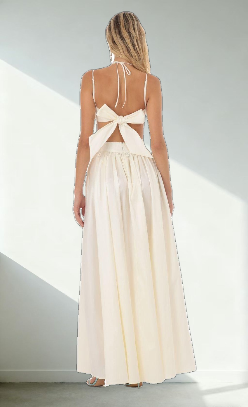 Maxi Two Piece Set in Cream