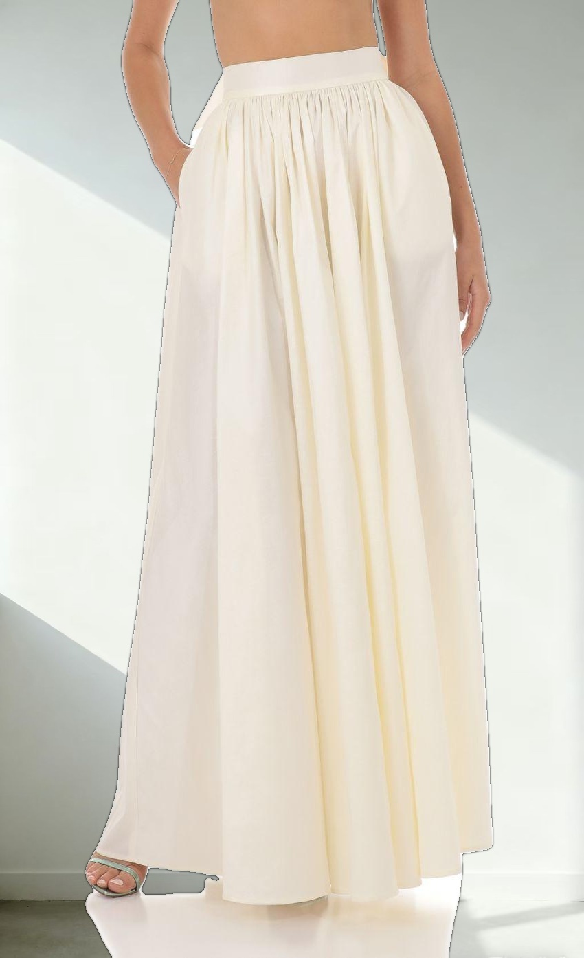 Maxi Two Piece Set in Cream