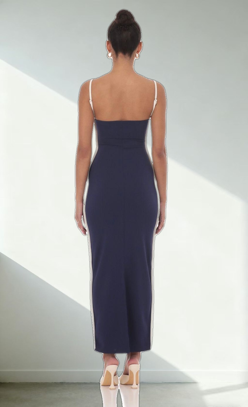Outline Maxi Dress in Navy