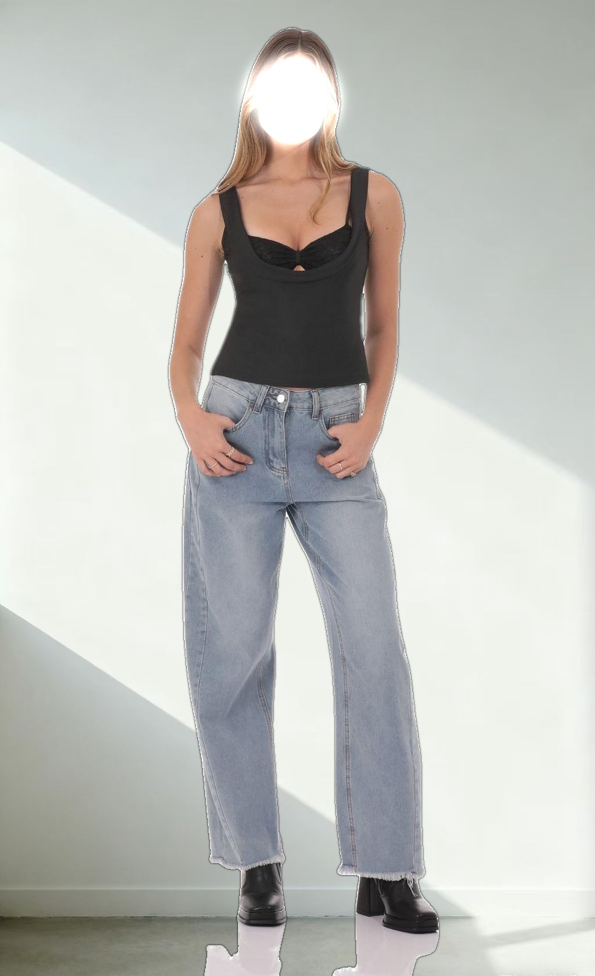 Two Piece Top in Black