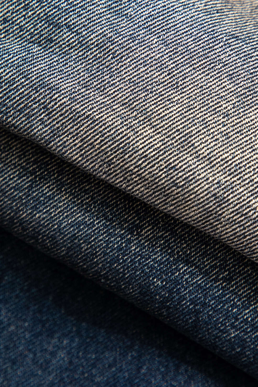 Ombre Multi-Pocket Wide-Leg Cargo Denim Trousers