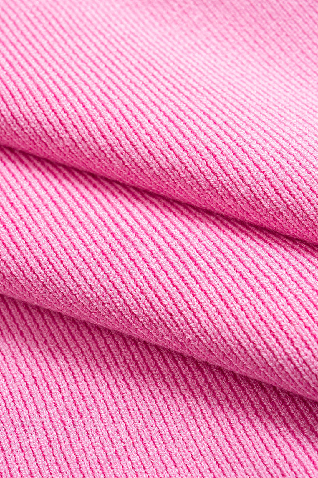 Knit Contrast Binding Belted Strapless Sleeveless Dress