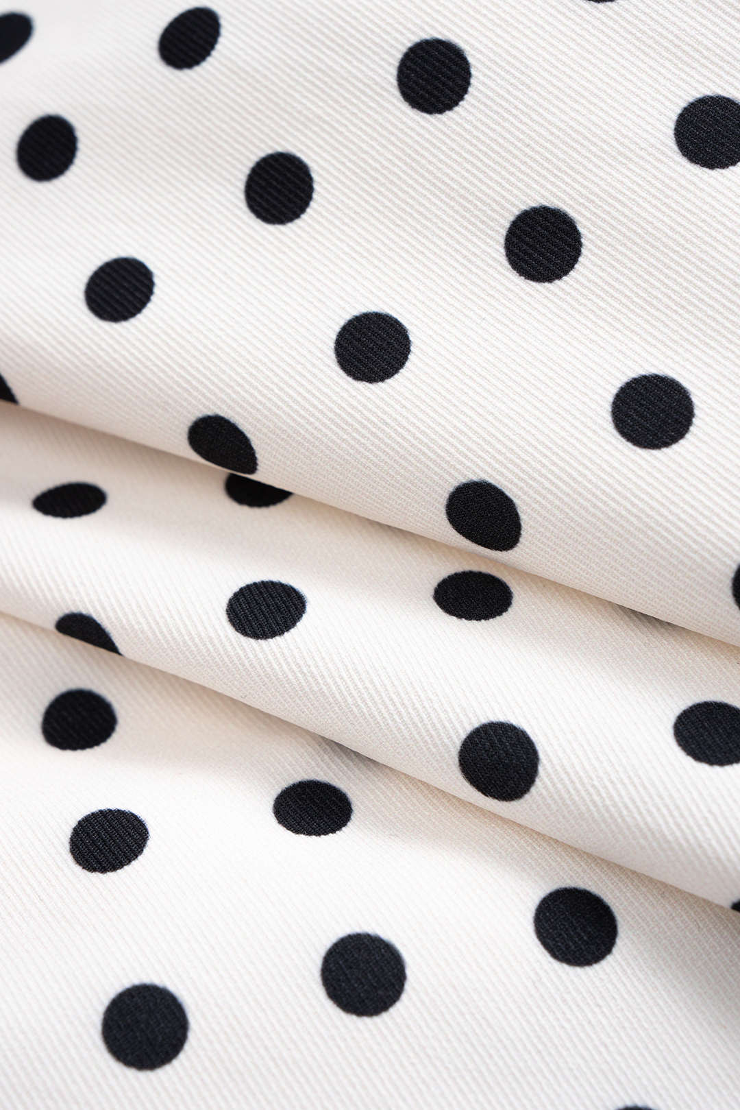 Polka Dot Print High-Waisted Shorts