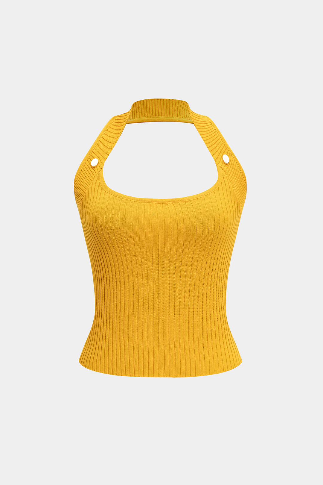 Halter Neck Backless Sleeveless Tank Top