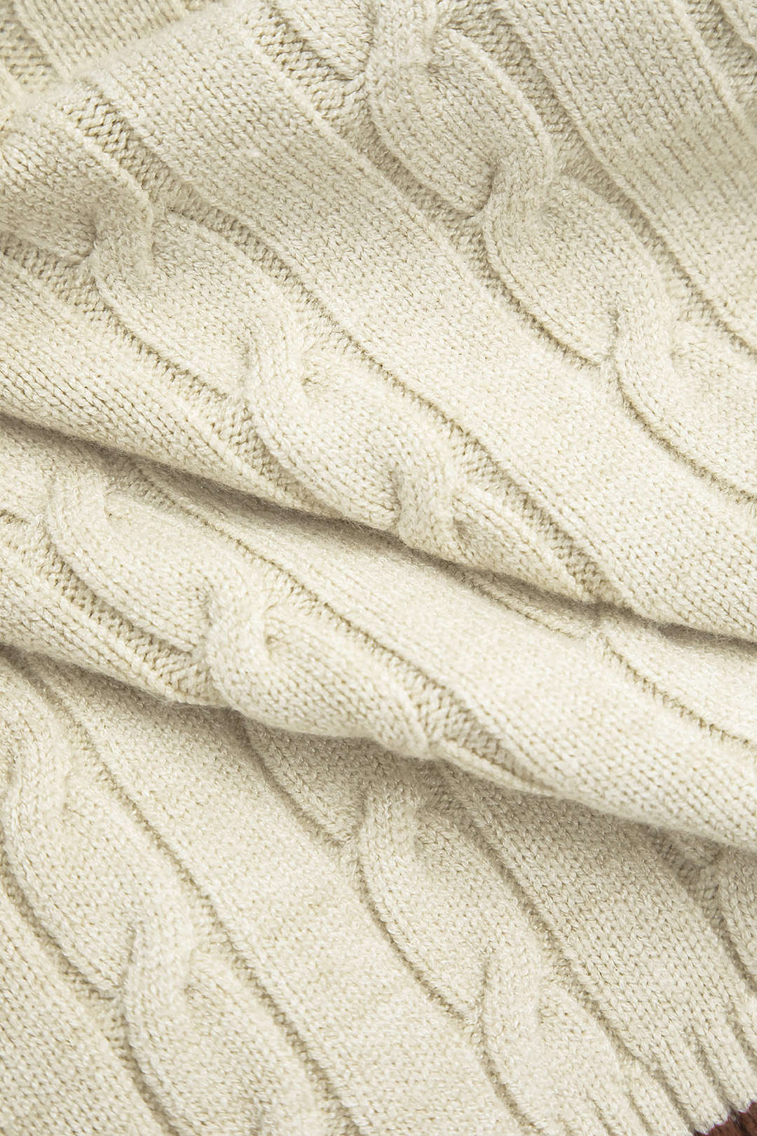 Color Block Knit Button with Fake Pockets Long Sleeve Top