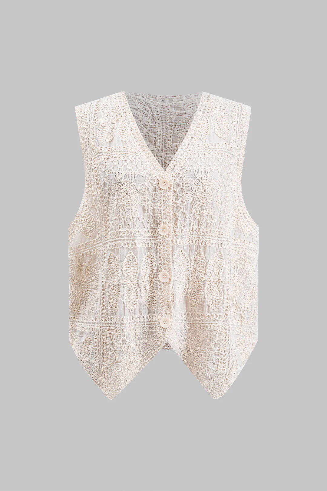 Embroidery Lace Tank Top