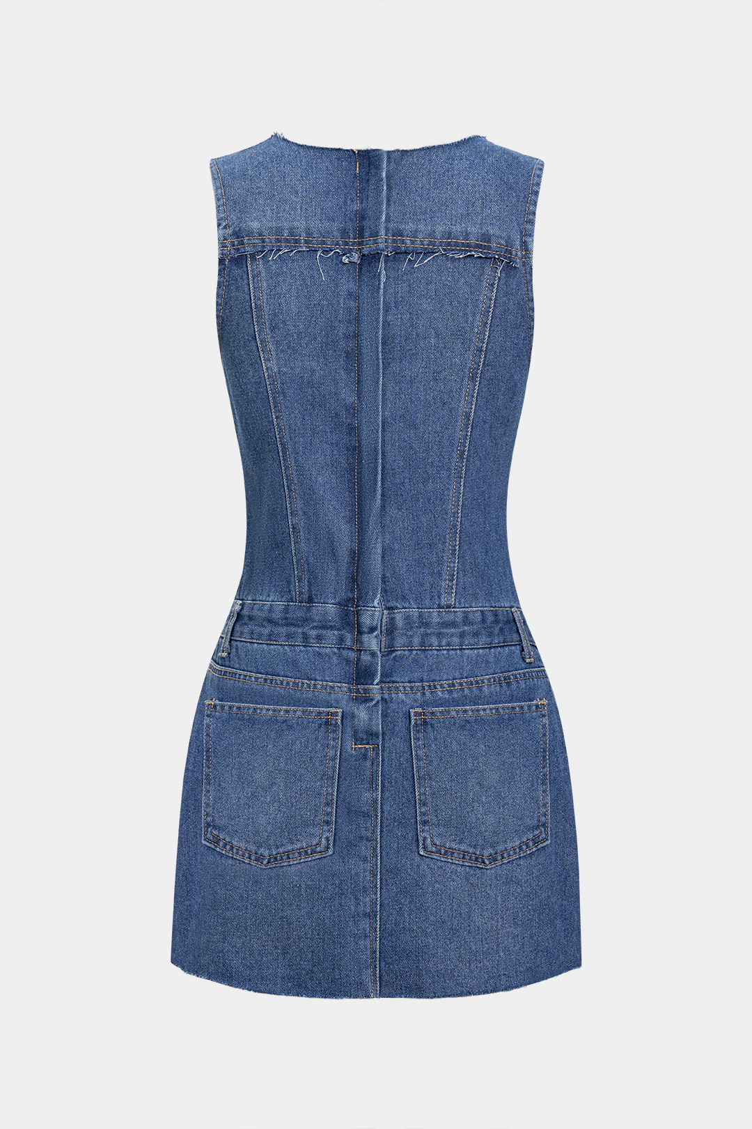 Denim Sleeveless Tank Dress