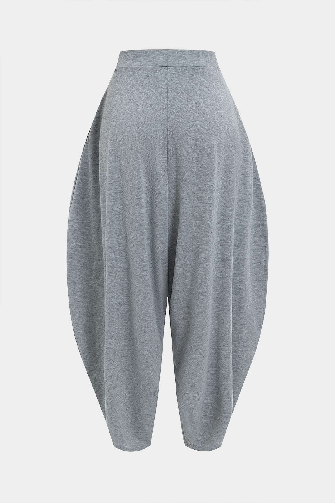 Asymmetrical Top and Barrel Pants Outfit Set