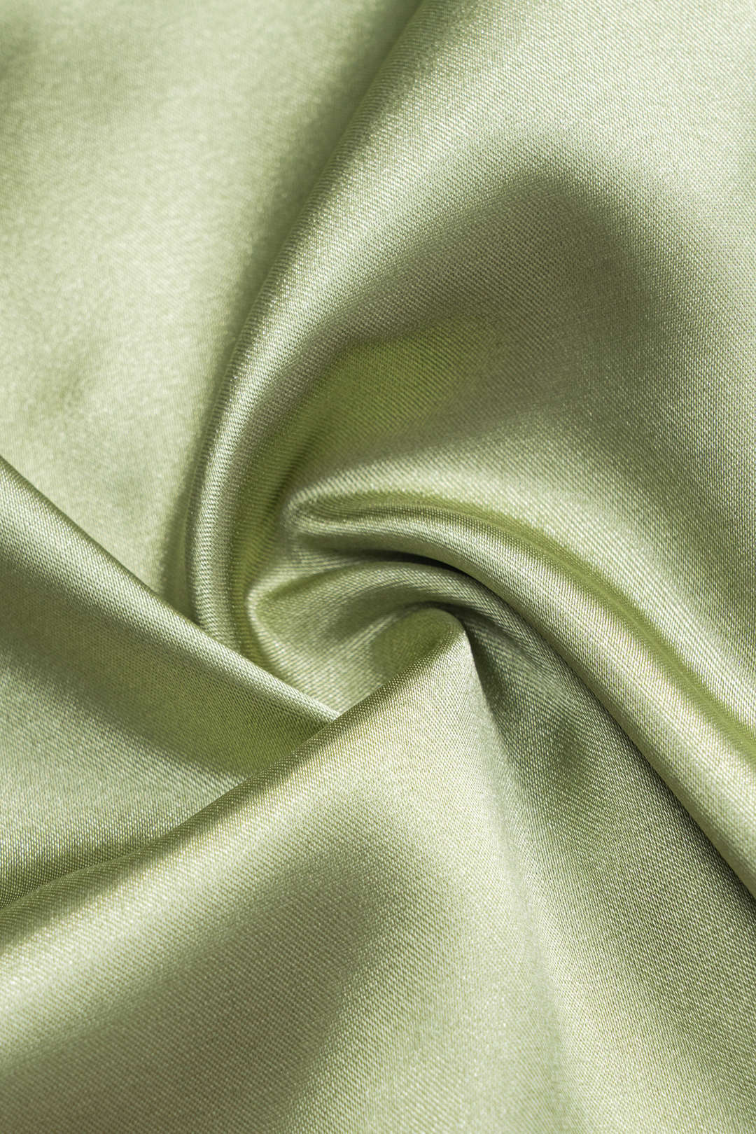 Solid Satin Zippered Skirt