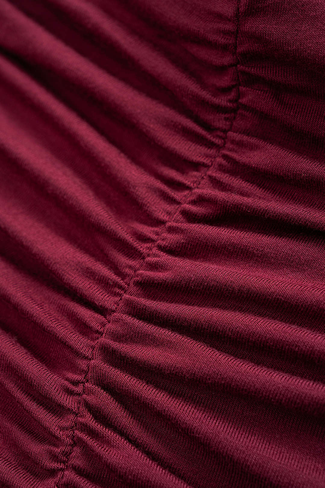 Ruffled Long Sleeve Mini Dress