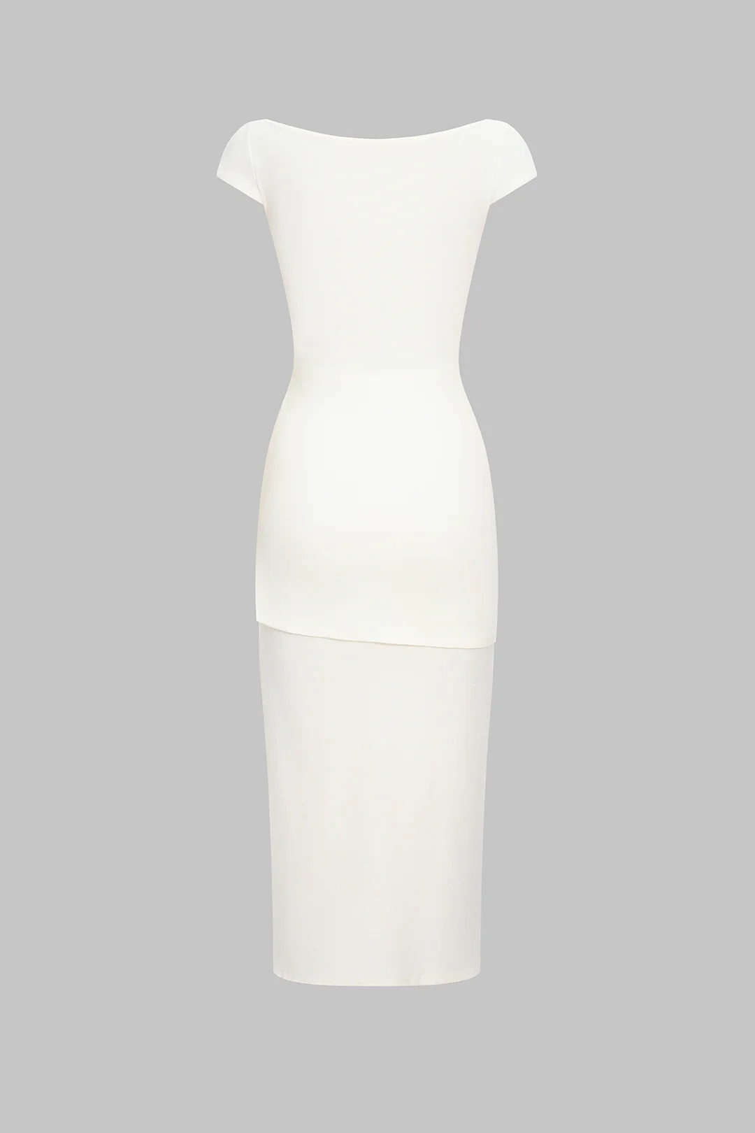 Solid Tie Mid-length Dress