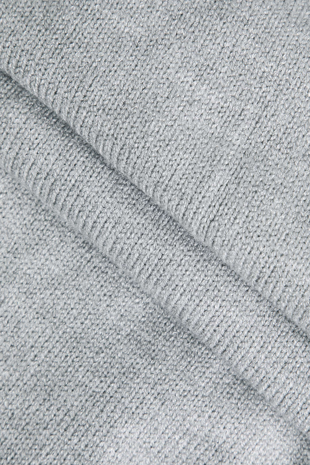 Solid Knit Hooded Top and Asymmetrical Pants Combo