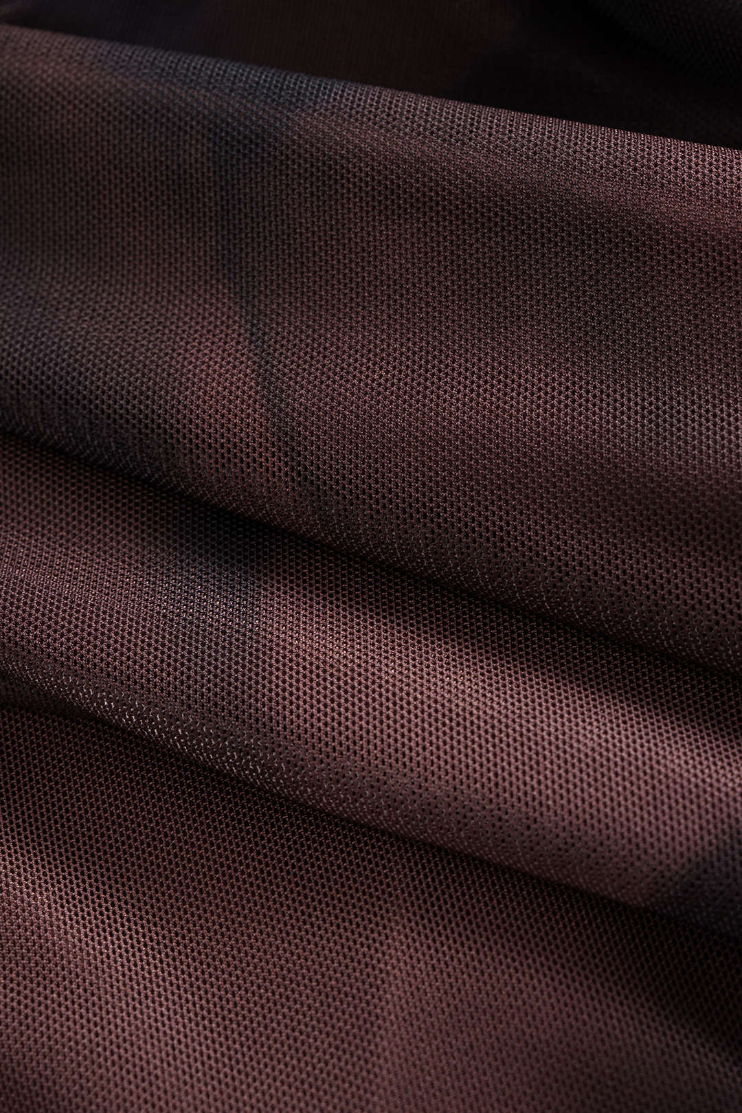 Tie-Dye Mesh Ruched Long-Sleeve Maxi Dress