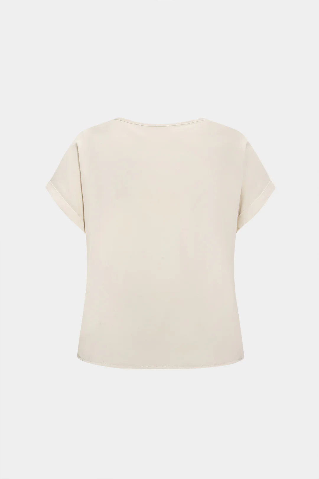 Plus Size Ruched Short Sleeve T-Shirt