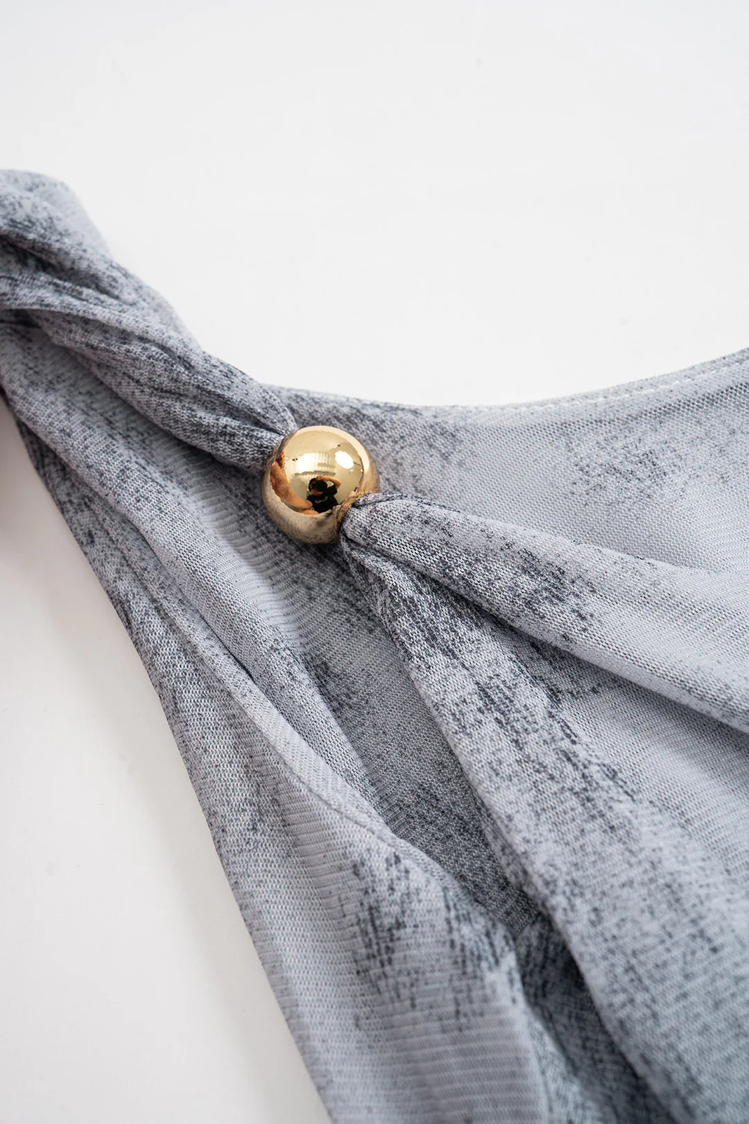 Mesh Metallic Slip Cami Top