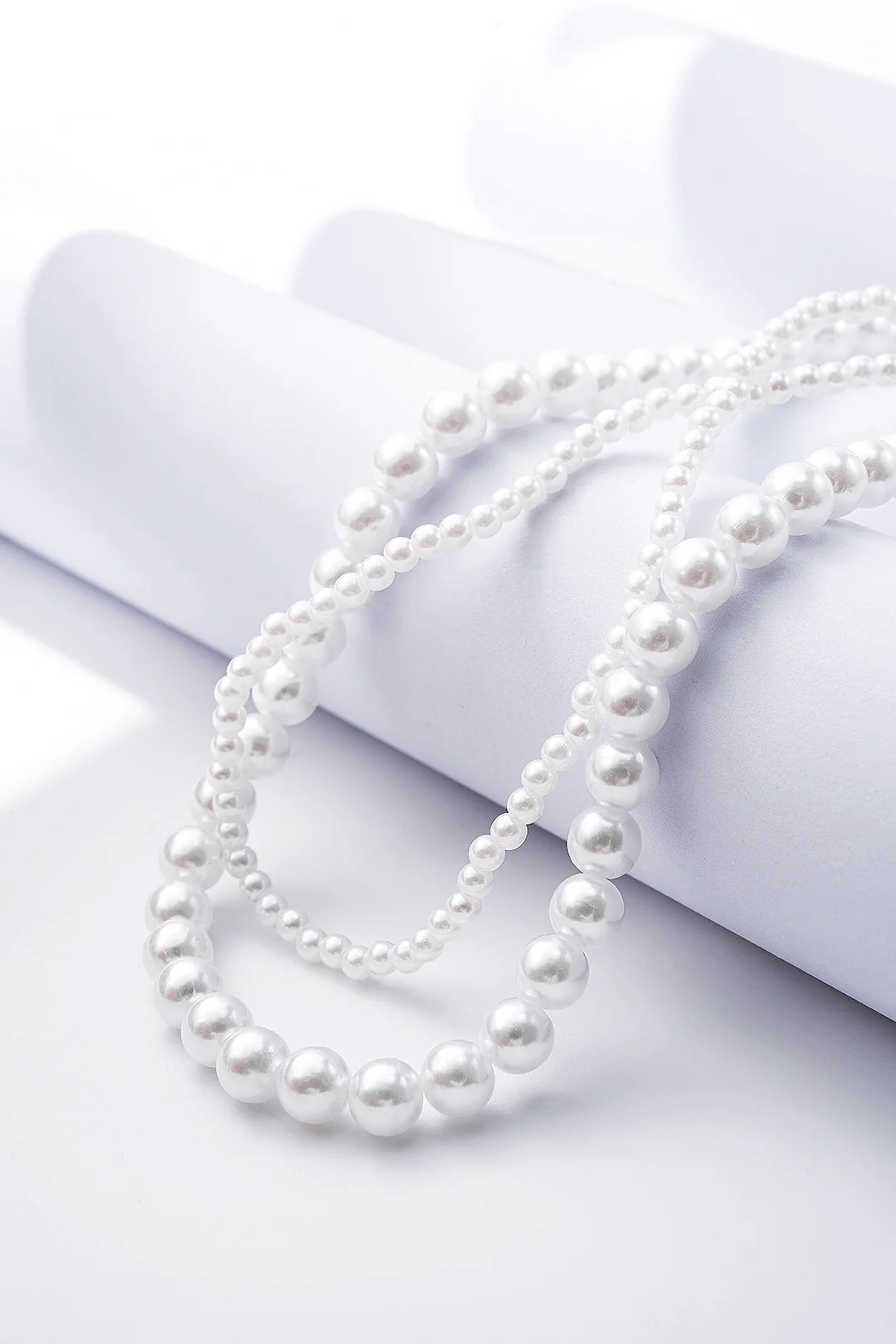 Double Layer Pearl Necklace