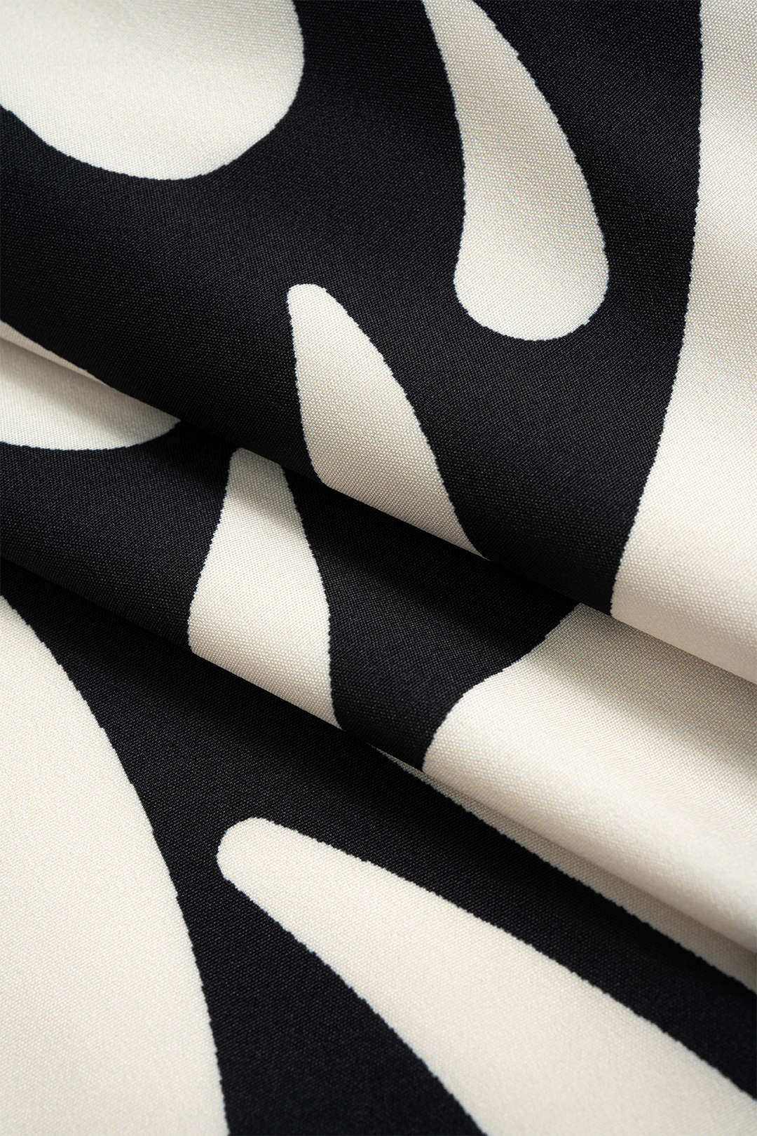 Vintage Print Chiffon Twist Knot Skirt