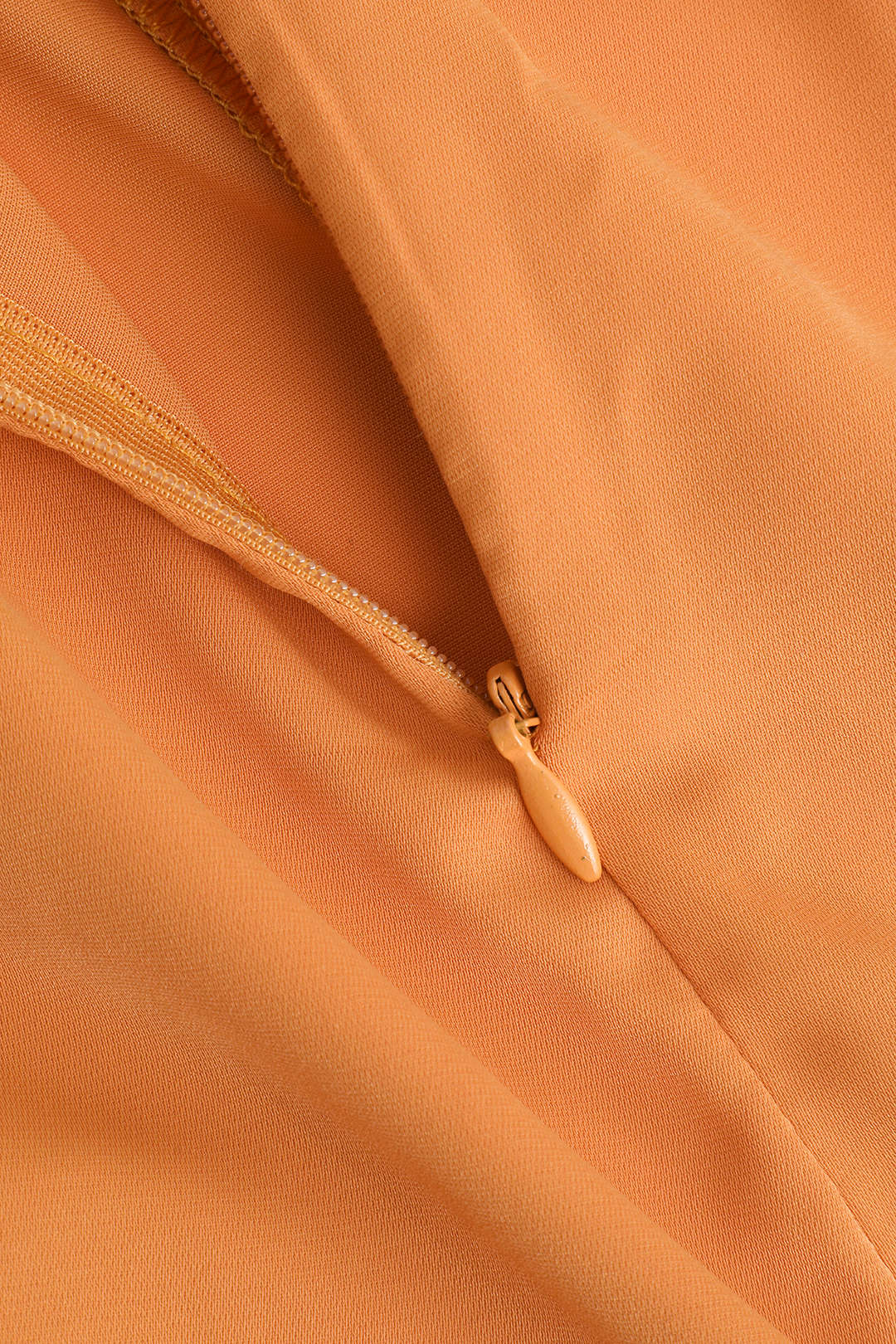 Ruffled Trim Split Wide-Leg Trousers