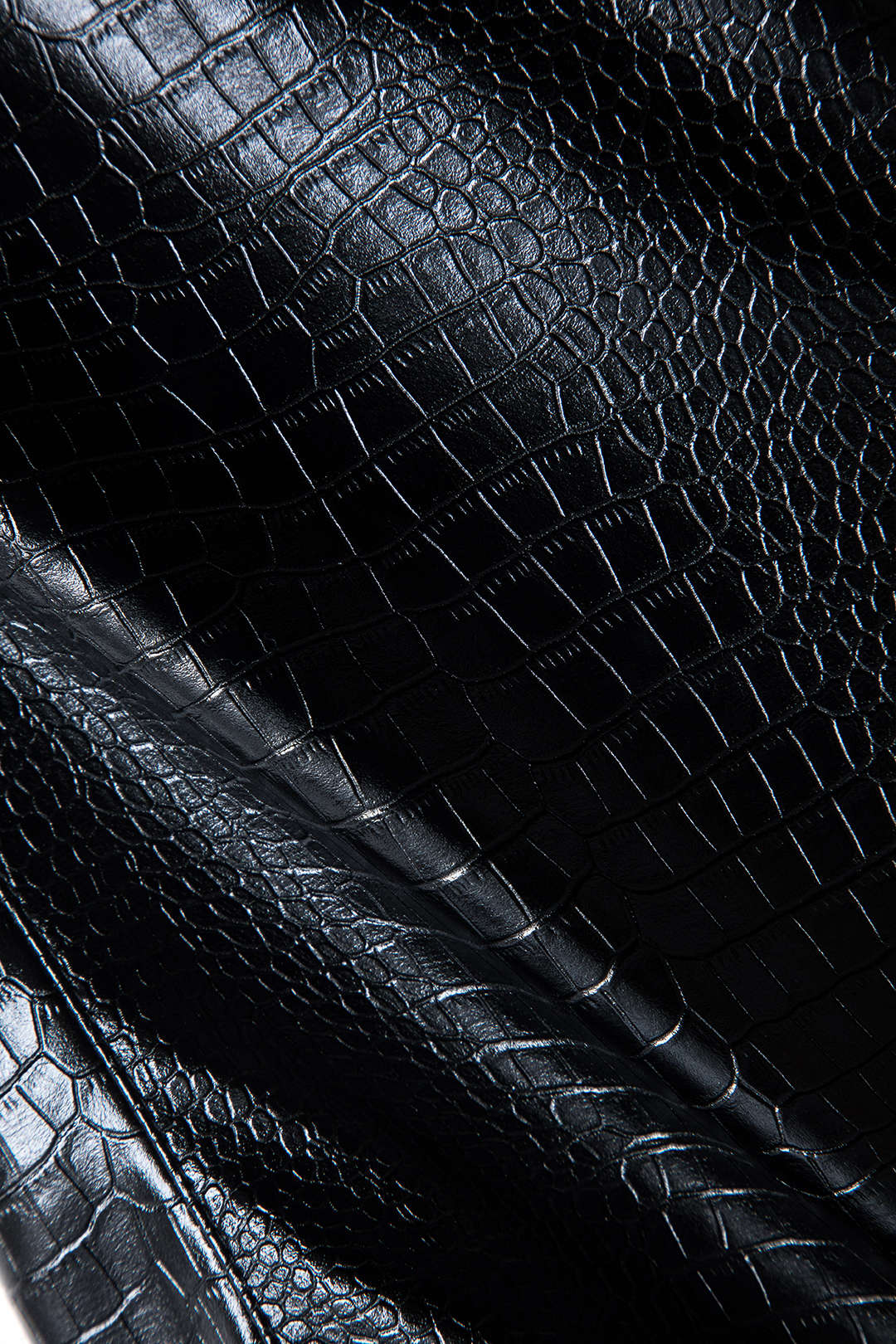 Faux Leather Patchwork Strapless Mini Dress