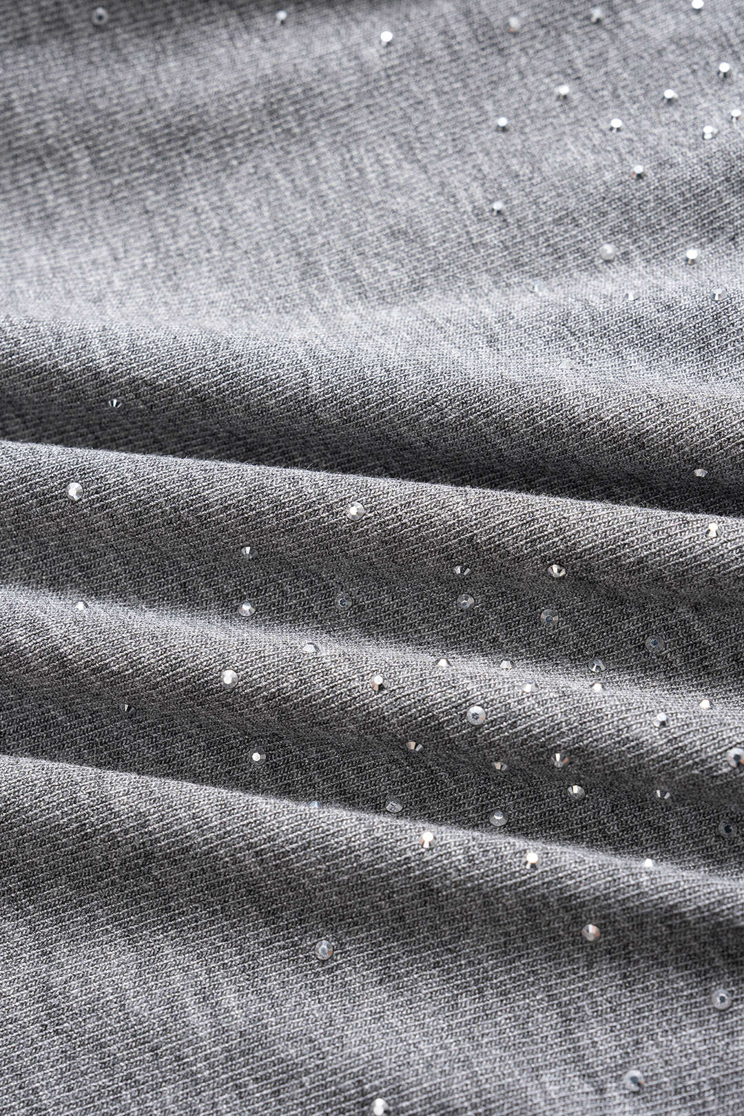 Sequin Irregular  Ruched Skirt